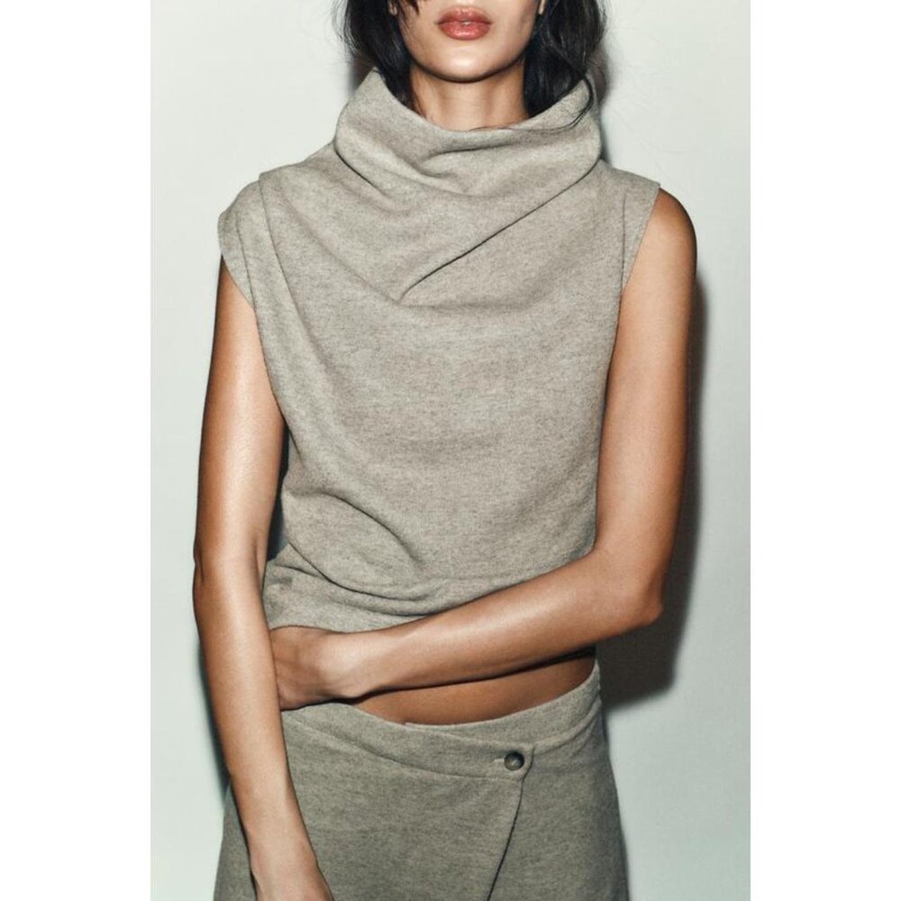 ZARA SLEEVELESS TOP - Picture 1 of 8